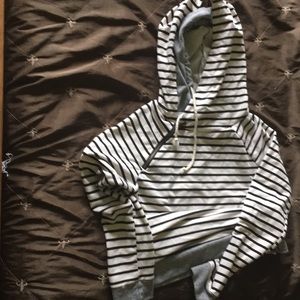 White double hooded sweatshirt XL